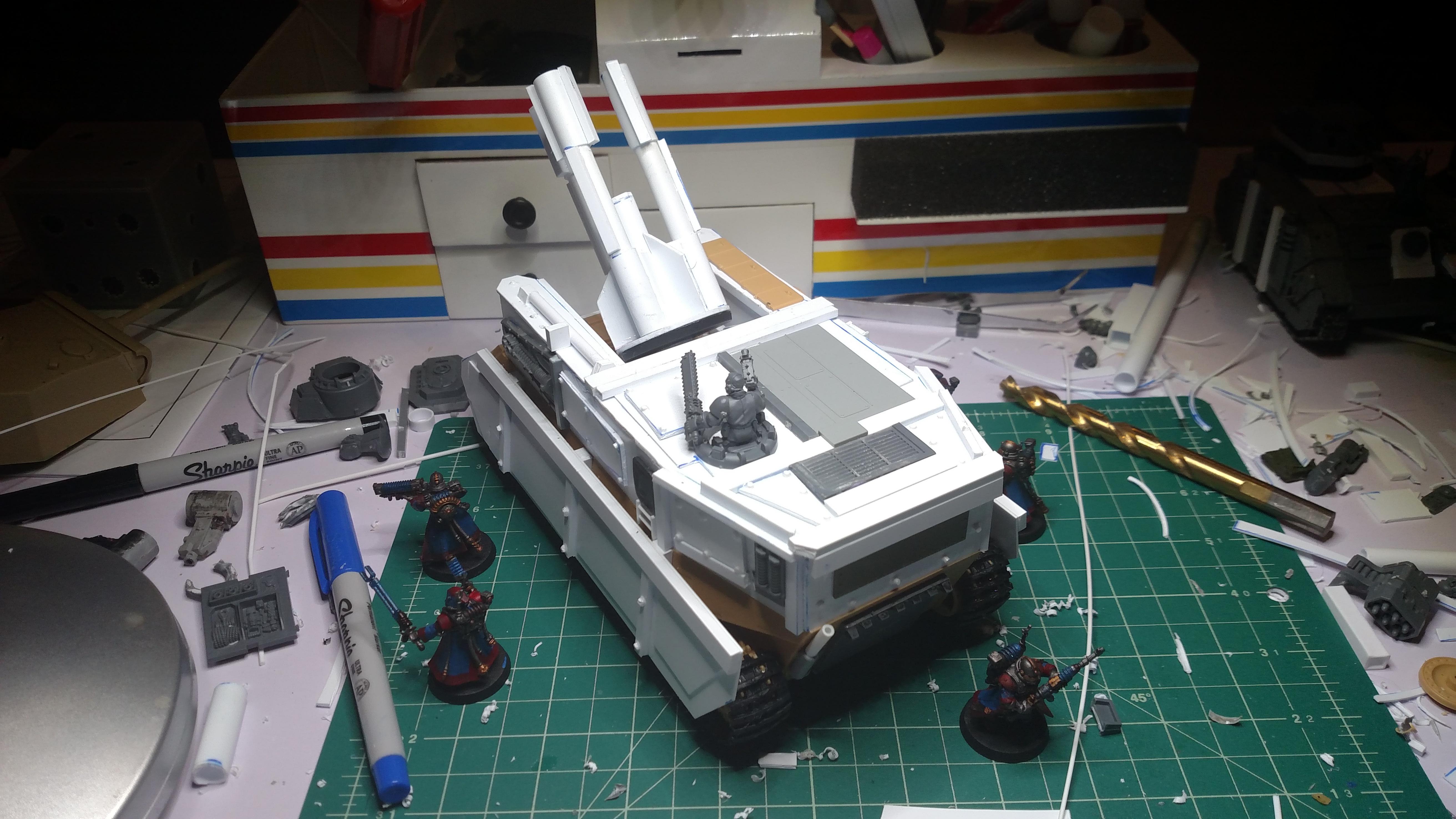 Dominus Siege Bombard WIP rear, Construction Complete Dominus Siege Bombard WIP rear